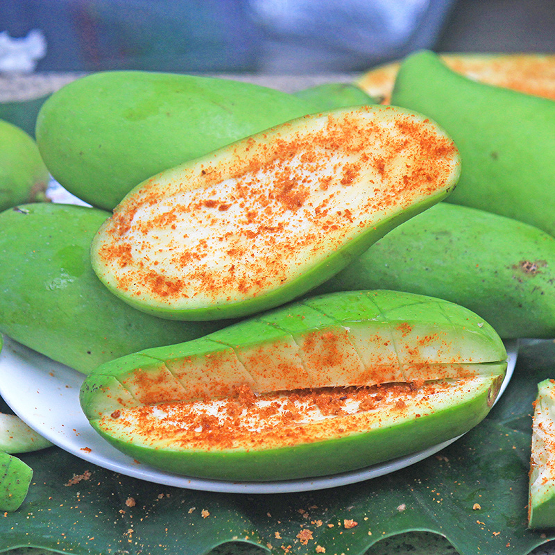 脆酸箱包芒整象牙海南水果四季生吃果酸青芒果芒果