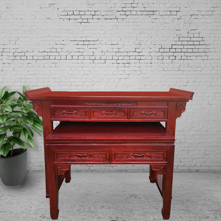 供桌家用经济型中式供台神台贡品简约套桌佛案供桌