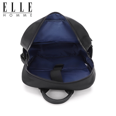 ellehomme双肩包男士商务时尚大容量电脑户外旅行包学生书包双肩背包