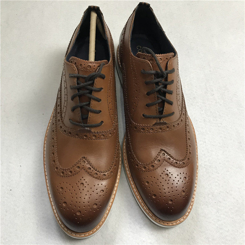 8码断码合集colehaan可汗男士真皮圆头尖头休闲皮鞋