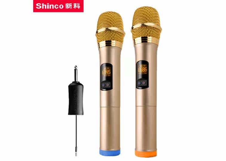 新科调频主持会议歌会家用麦克风无线一拖h96麦克风