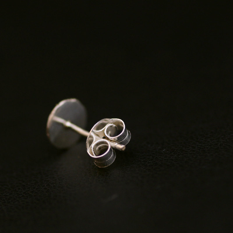 一休手工高桥goros925大切飞鸟印台情侣纯银耳钉