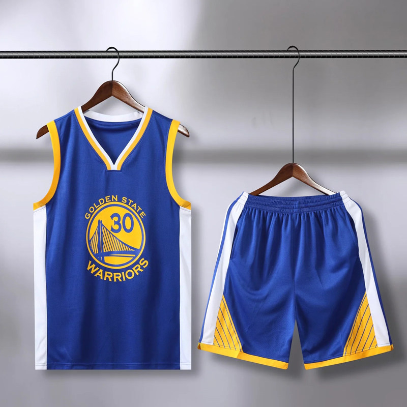 篮球套装库里球衣30号定制女学生背心印字队服篮球服