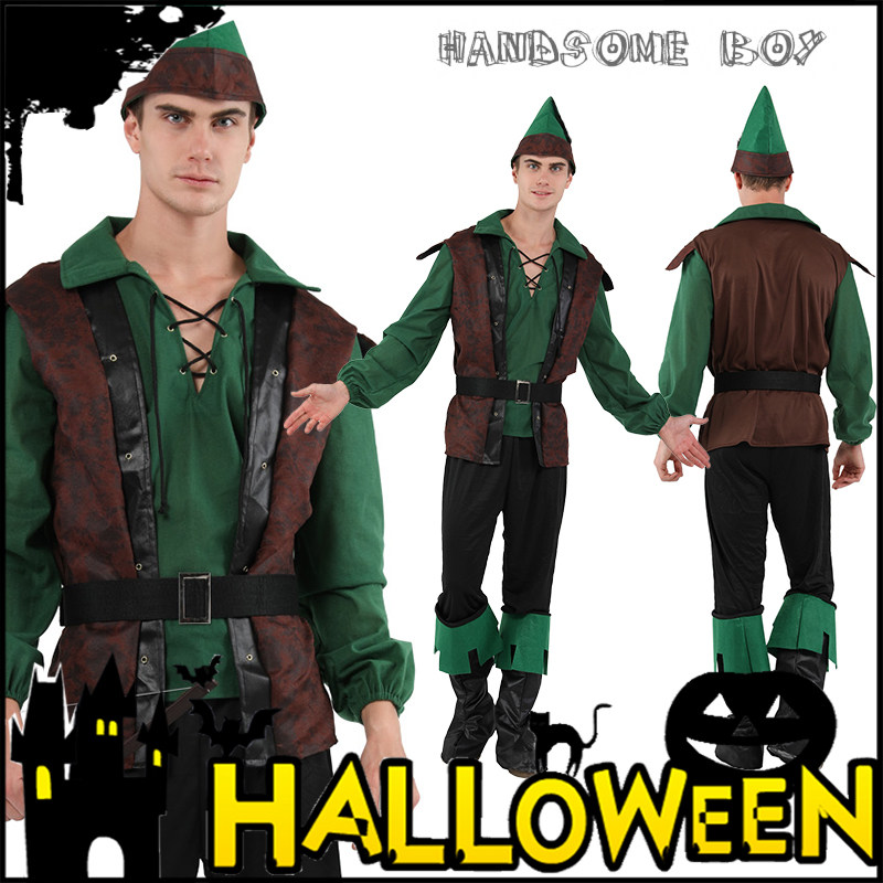 万圣节表演成人化妆舞会猎人猎人王王子圣诞节演出服服饰
