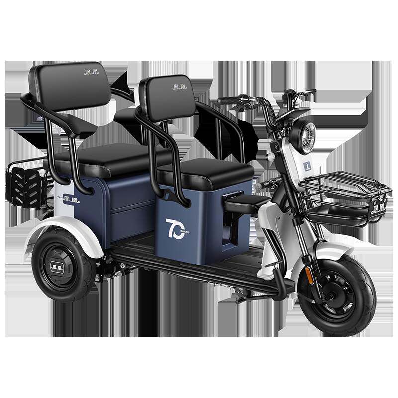 三轮电子老年电车小电子女接送孩电拉货老人电动三轮车