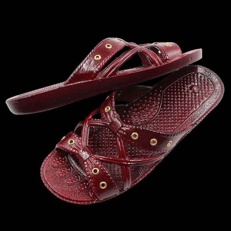 女妈妈拖鞋塑软底凉老外人鞋防滑室平中老年鞋奶奶底外穿凉料鞋拖