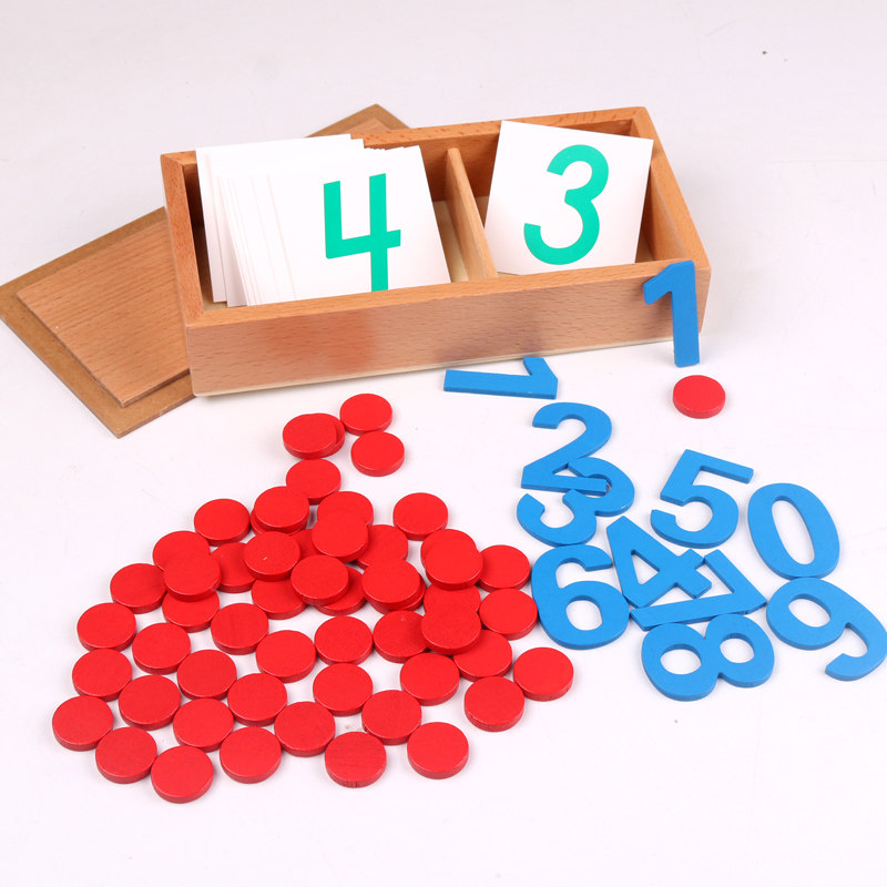 蒙氏数学教具蒙台蒙特梭利幼儿园早教益智玩具数字早教教具