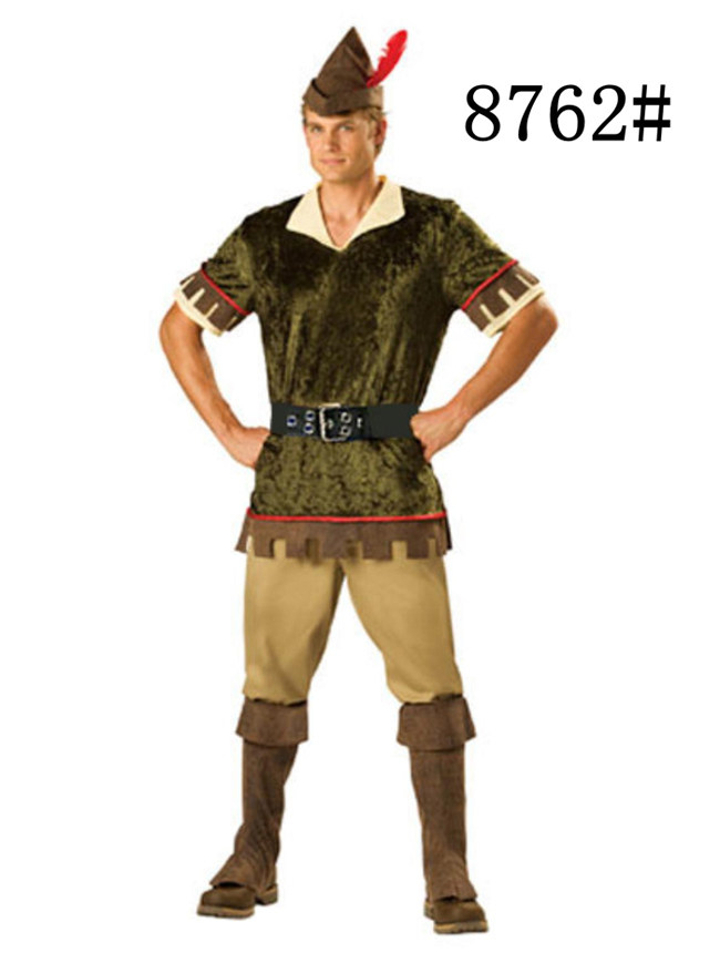 服装万圣节化妆舞会扮演男女情侣罗宾汉cosplay电影服饰