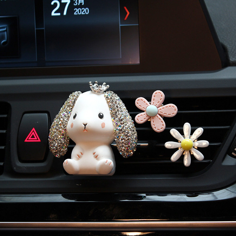 in新款美夜思车载汽车出风口水香薰饰品车饰摆件