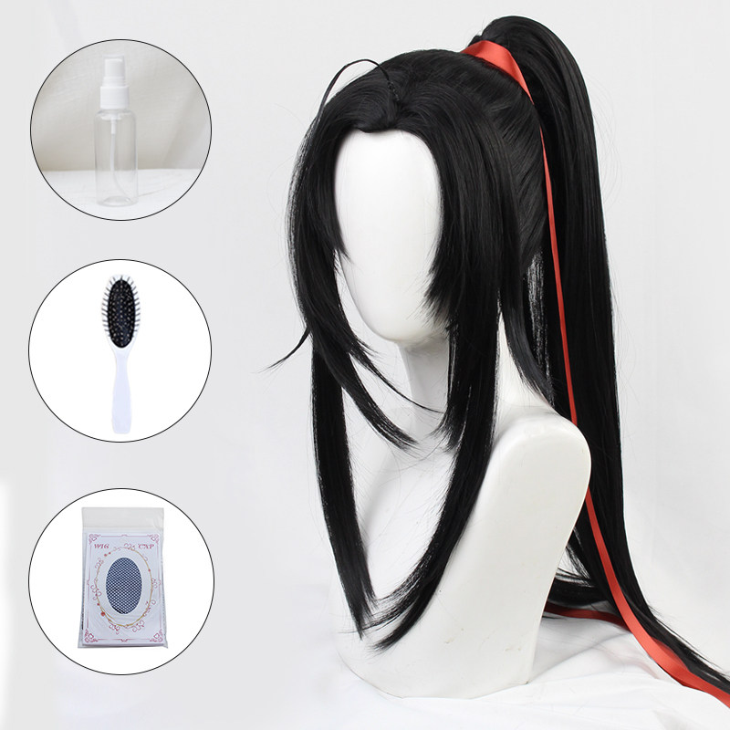 自由人少年年版魏无羡cos假发美人古装风羡成年cosplay配件