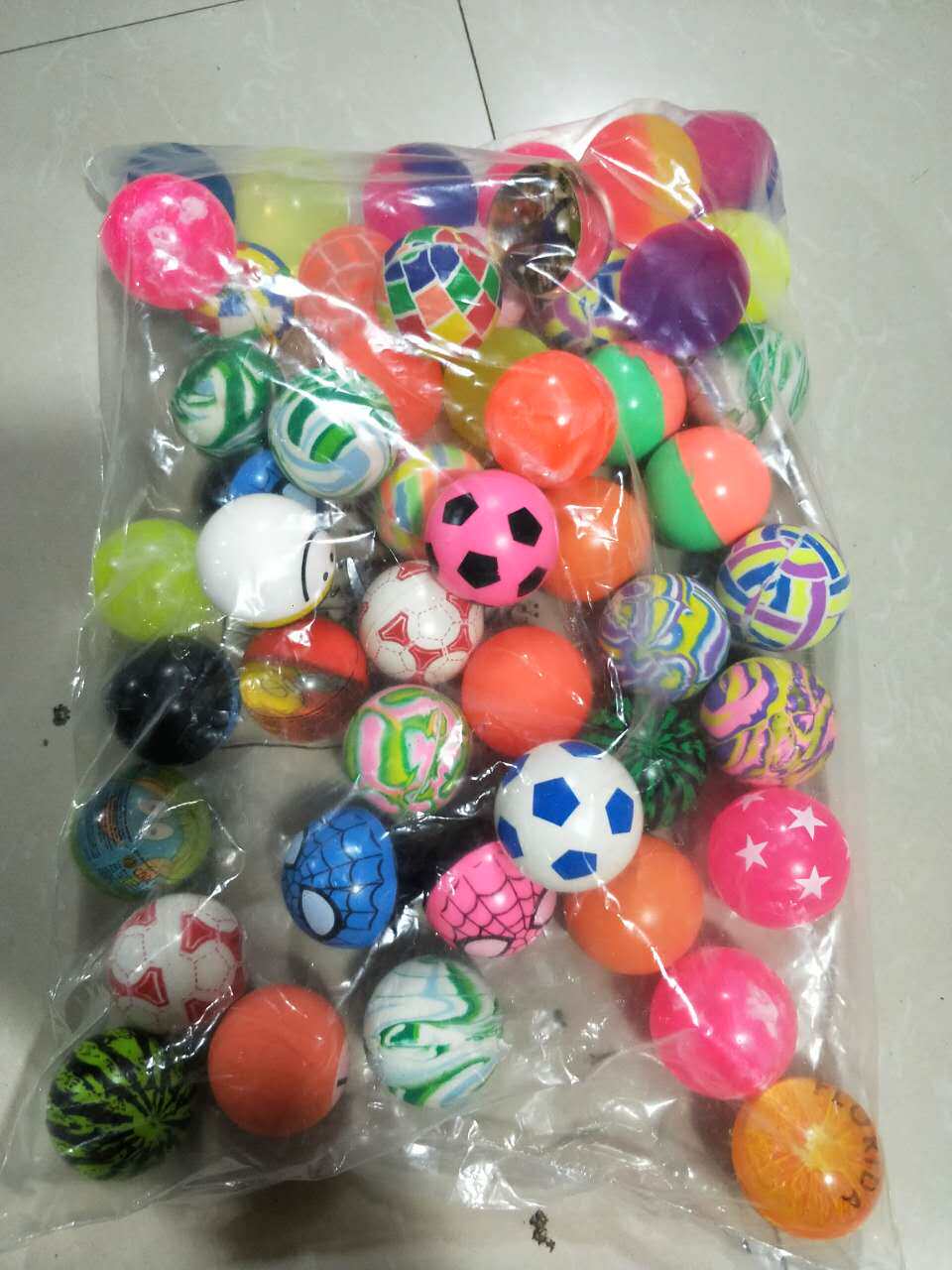 45号直径厘米实心橡胶弹力球弹弹球儿童智力玩具球类玩具