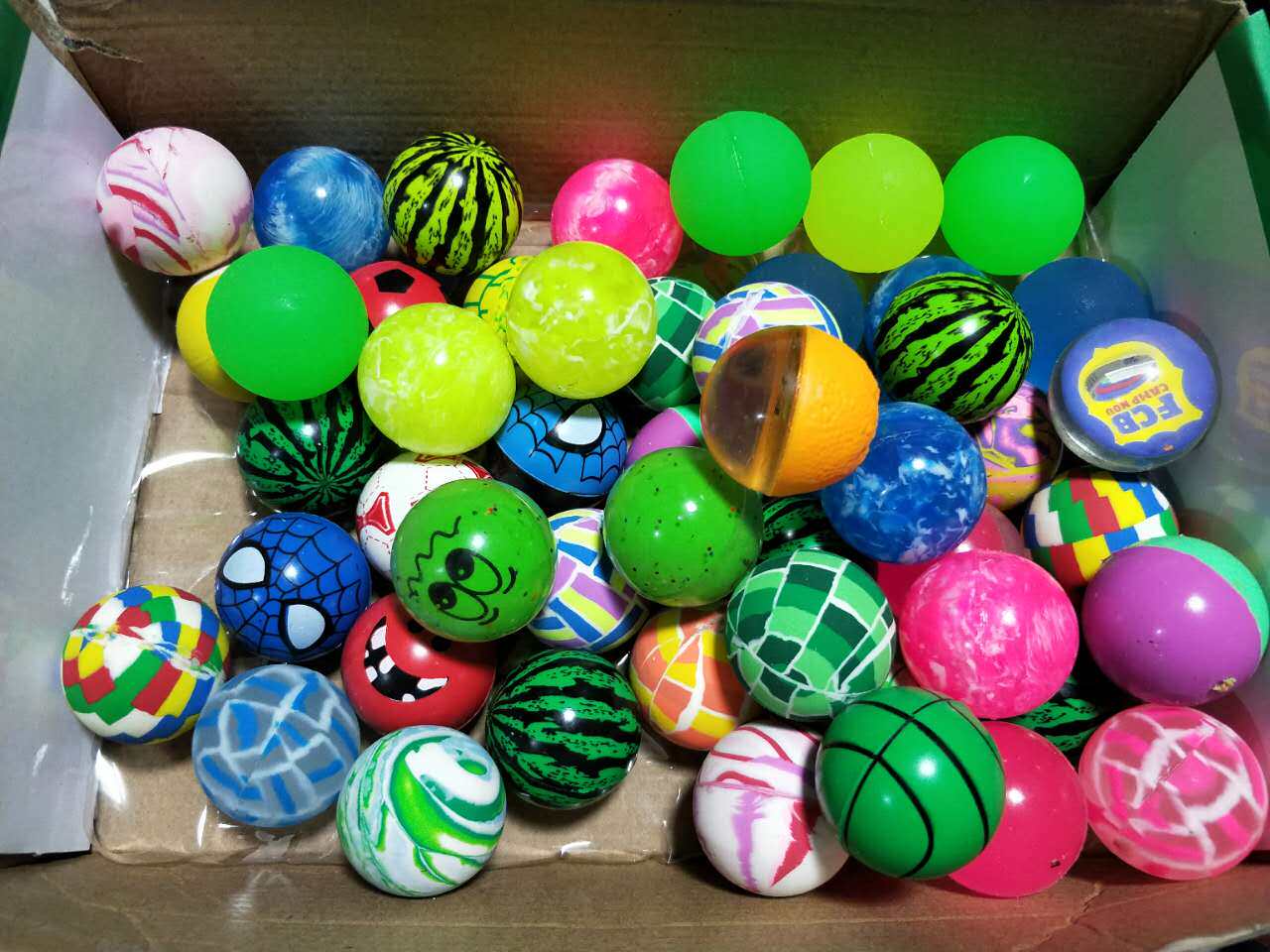 45号直径厘米实心橡胶弹力球弹弹球儿童智力玩具球类玩具