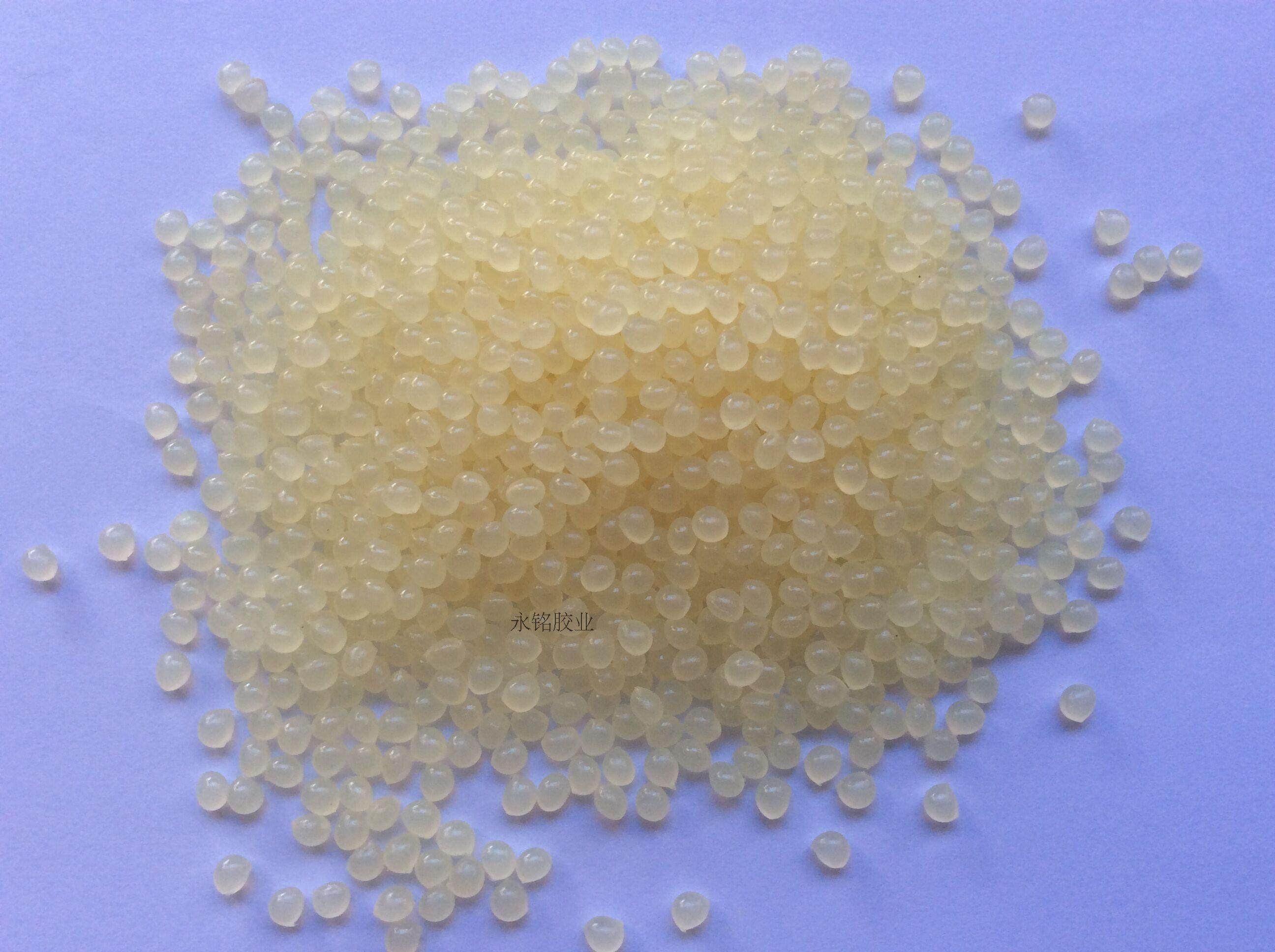 厂家直供热熔热熔胶胶粒拉丝覆膜纸盒包装盒自动热熔胶棒