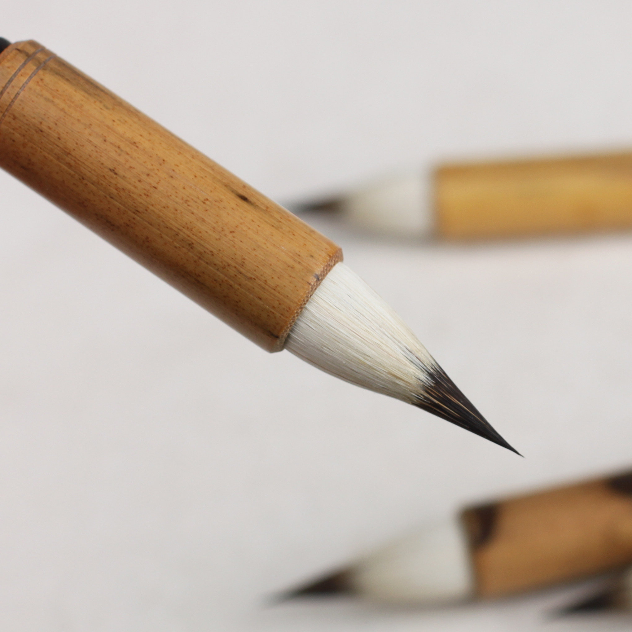 小楷古法唐笔唐鸡距笔黑妃紫毫兔毫兼毫写意绘画毛笔