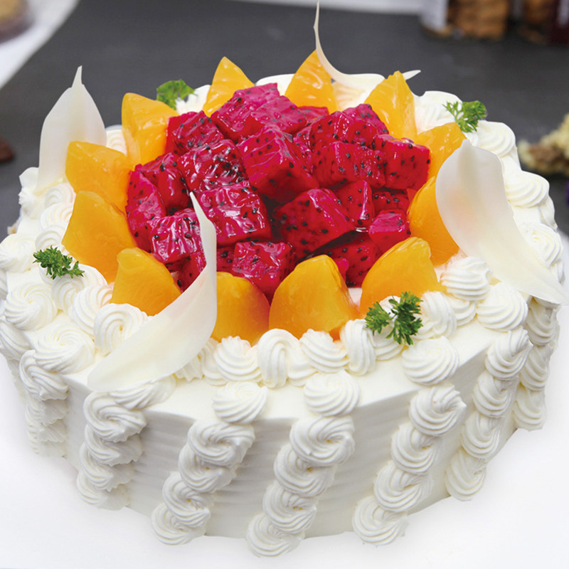 生日蛋糕同城配送全国速递现做水果蛋糕生日10寸新鲜生日蛋糕