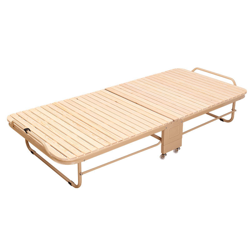 折叠床带陪护木板床四折睡床床单午睡办公室简易折叠床