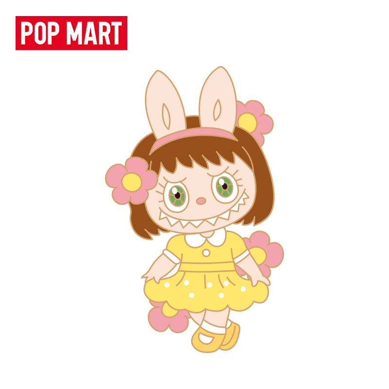 popmart泡泡玛特labubu精灵玩具系列徽章盲盒挂饰周边手办