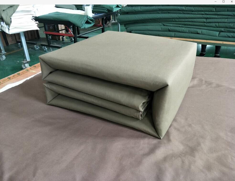 军人用品手工正品模型军用被子豆腐块定型帆布内务陆海军被棉便被