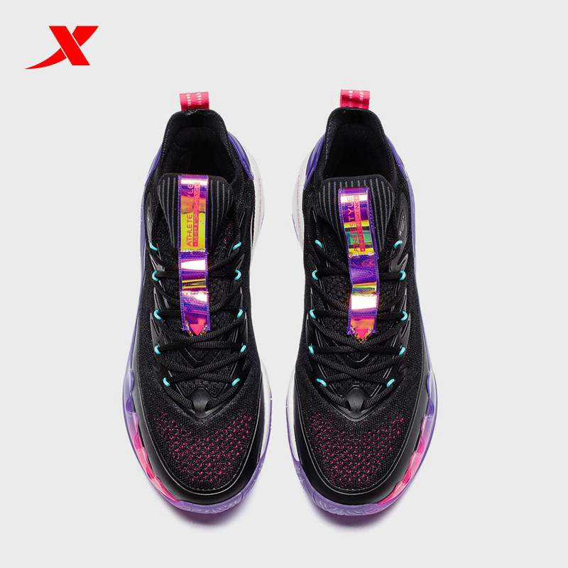 特步男篮球鞋2022春夏季林书豪游云运动休闲战靴978119120001篮球鞋