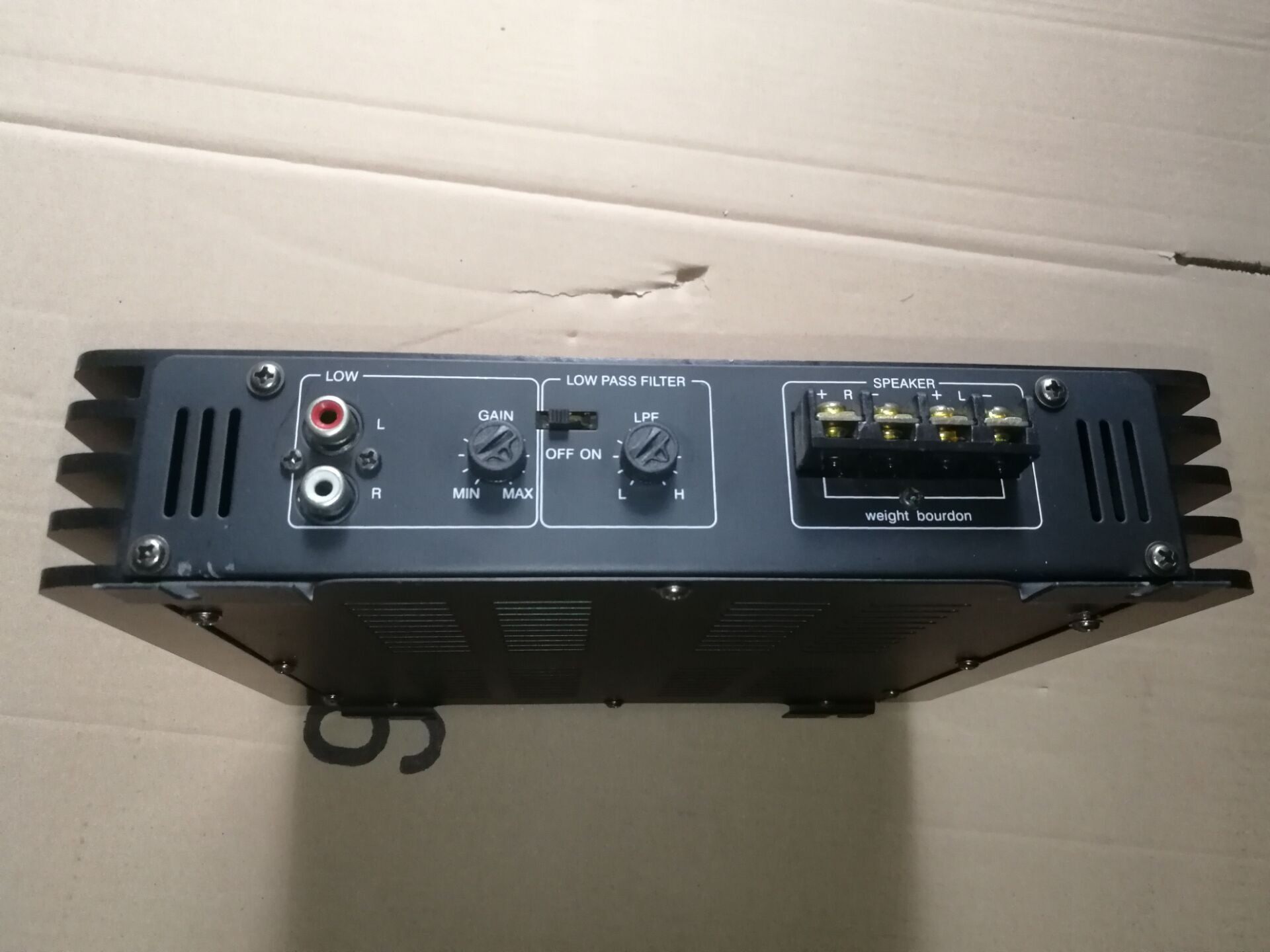 功放汽车音响二手nbn利霸龙v2000两路汽车功率车载汽车功放