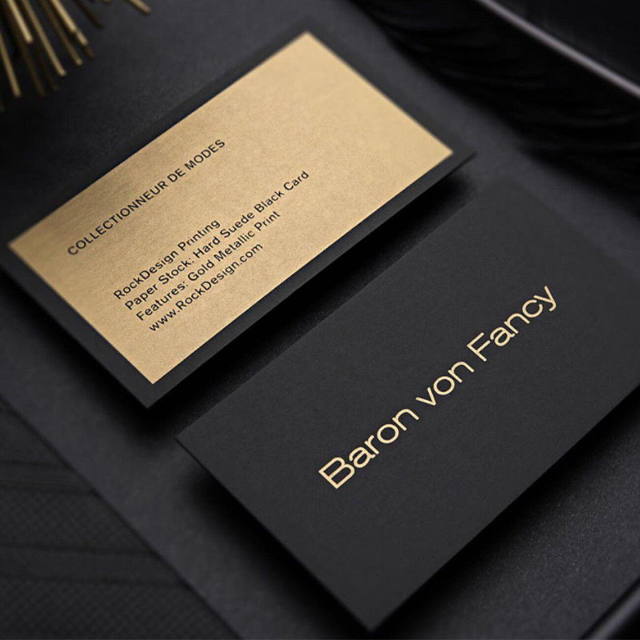 特种新款蓝卡免费设计订制凹凸烫金创意商务名片