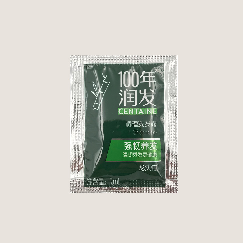 100年润发洗发水7ml一次性旅行宾馆酒店澡堂百年润发洗发水