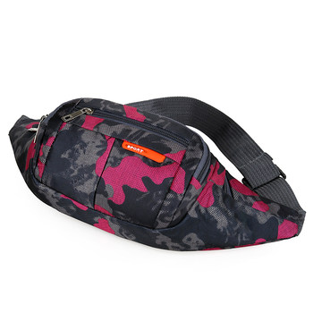 ຖົງແອວສໍາລັບຜູ້ຊາຍແລະແມ່ຍິງຫຼາຍຊັ້ນ camouflage waterproof Oxford cloth business bag cash register waist bag change mobile phone cycling sports waist bag
