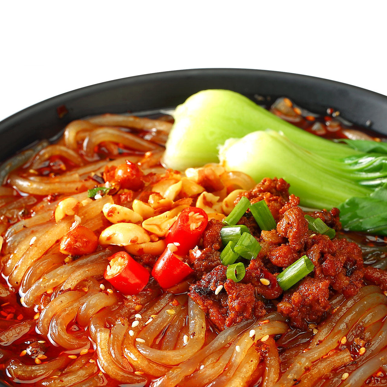 重庆酸辣粉277g*5袋 挑挑小面正宗特产麻辣速食粉丝手工红薯粗粉