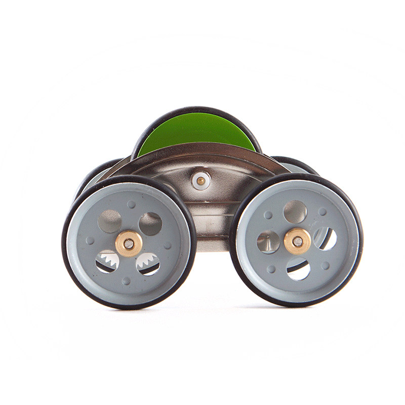美国kikkerland惯性飞轮zecarflywheelcar发条玩物机械创意礼盒