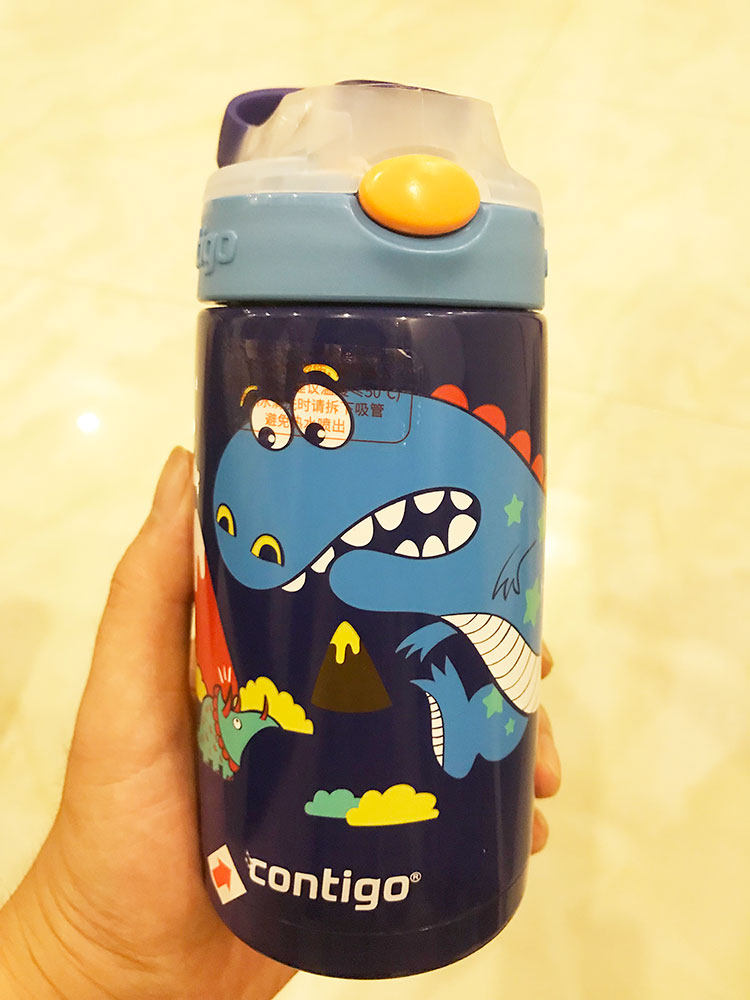 美国contigo康迪克婴儿儿童保温杯小学生幼儿园吸管杯水水杯
