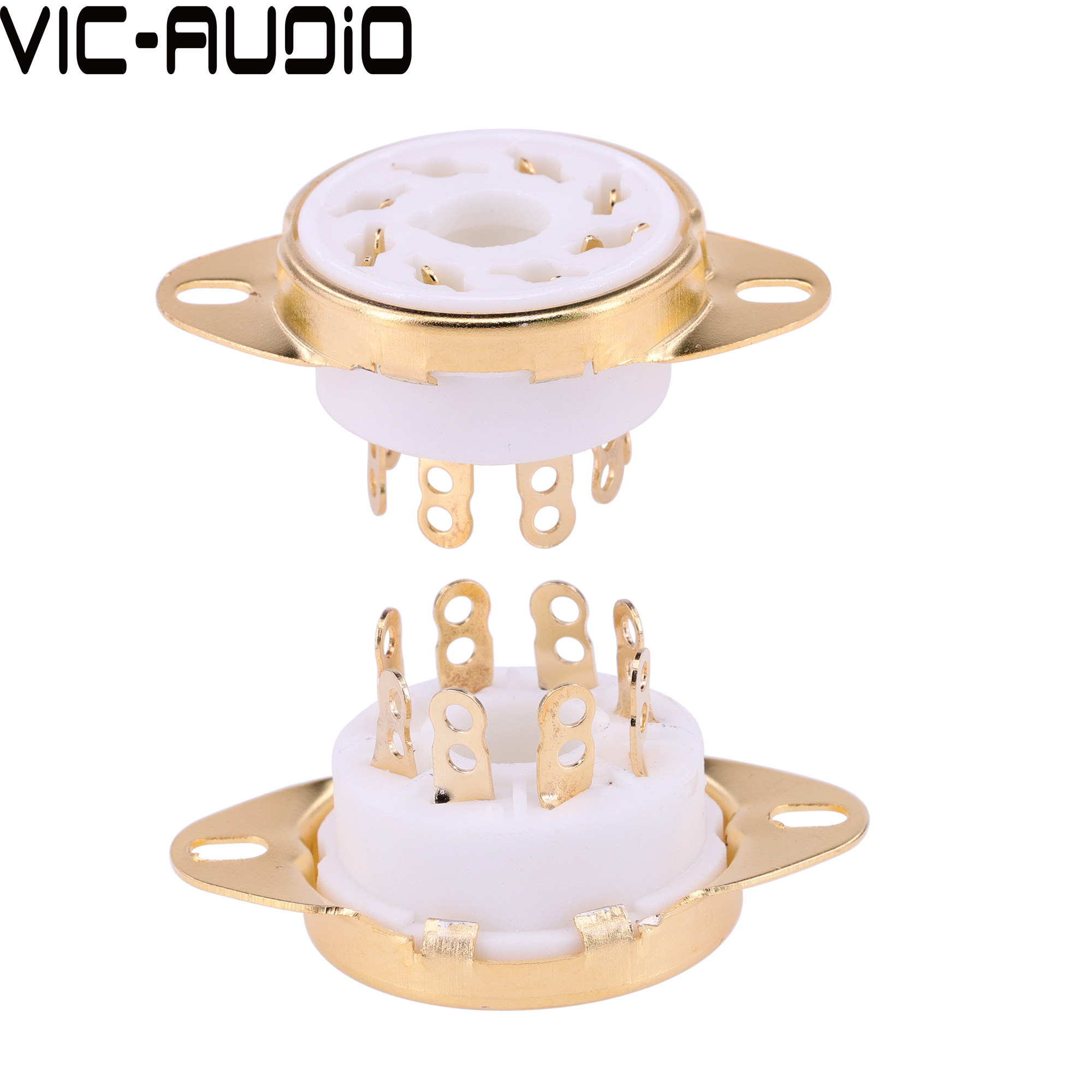 大八脚电子管座用kt886550el346l66v66sn7电子管管座搭棚