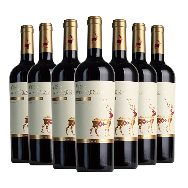 智利经典vinawisevenado中央山谷西拉红葡萄酒750ml干红静态葡萄酒