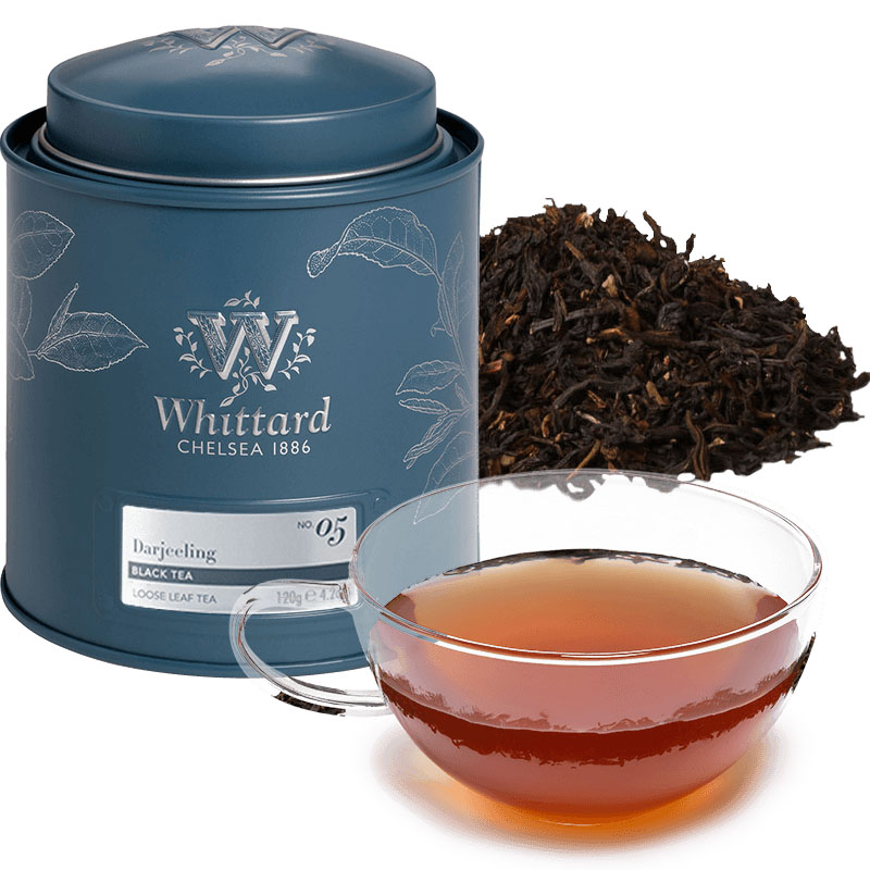 whittard英式大吉岭红茶罐装120g 英国进口散装经典茶叶送礼印度