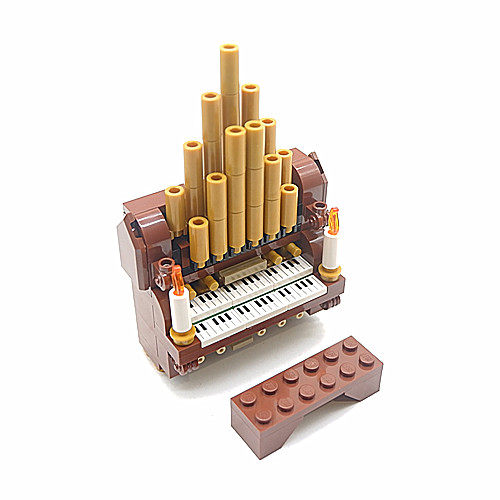 乐高lego零配件迷你双层钢琴moc零件儿童拼装塑料积木