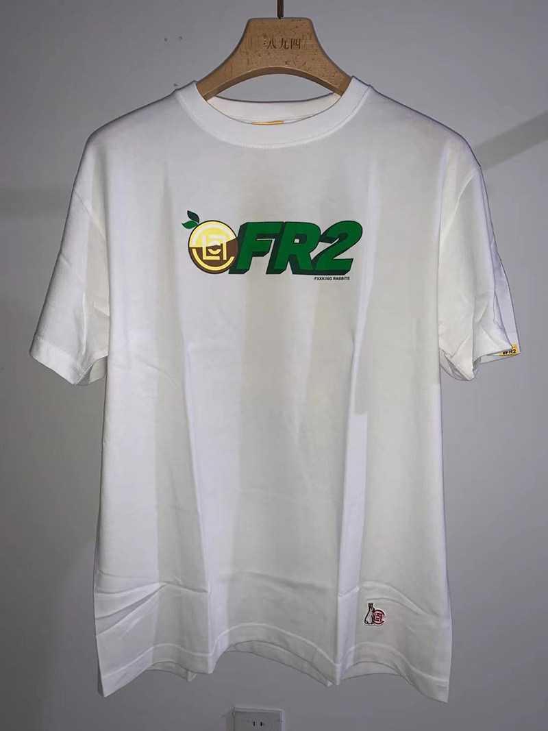 女同男女陈冠希潮牌正品短袖现货柠檬fr2clott恤