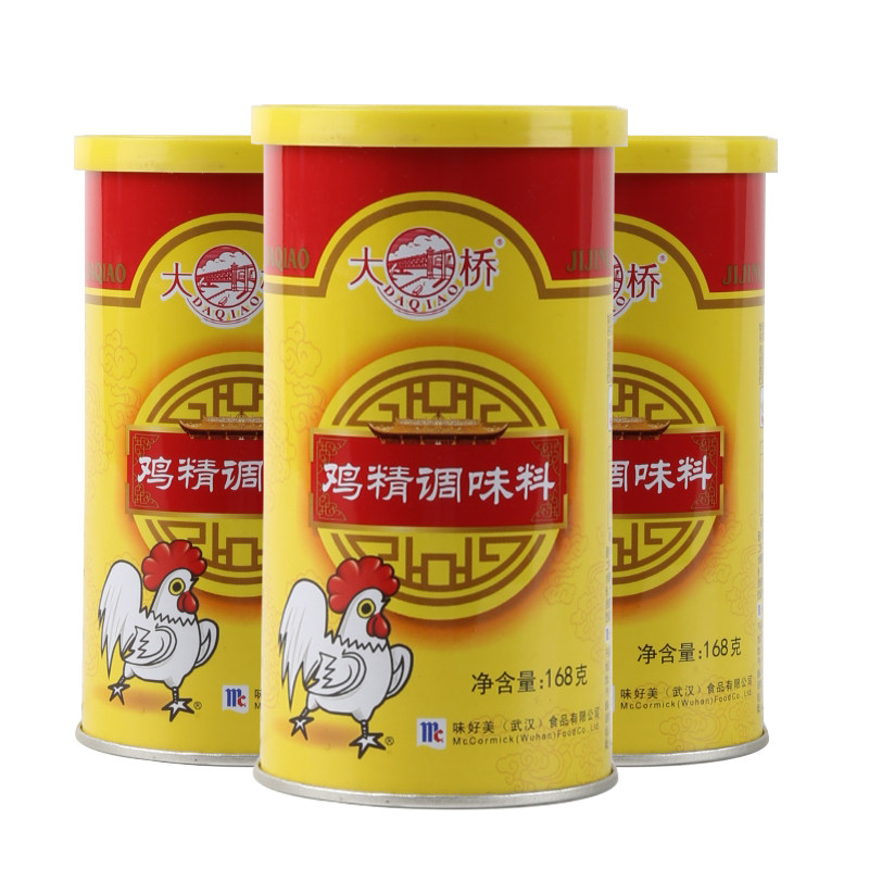 鸡精瓶装大桥168克12瓶整箱箱包武汉味好好美鸡精