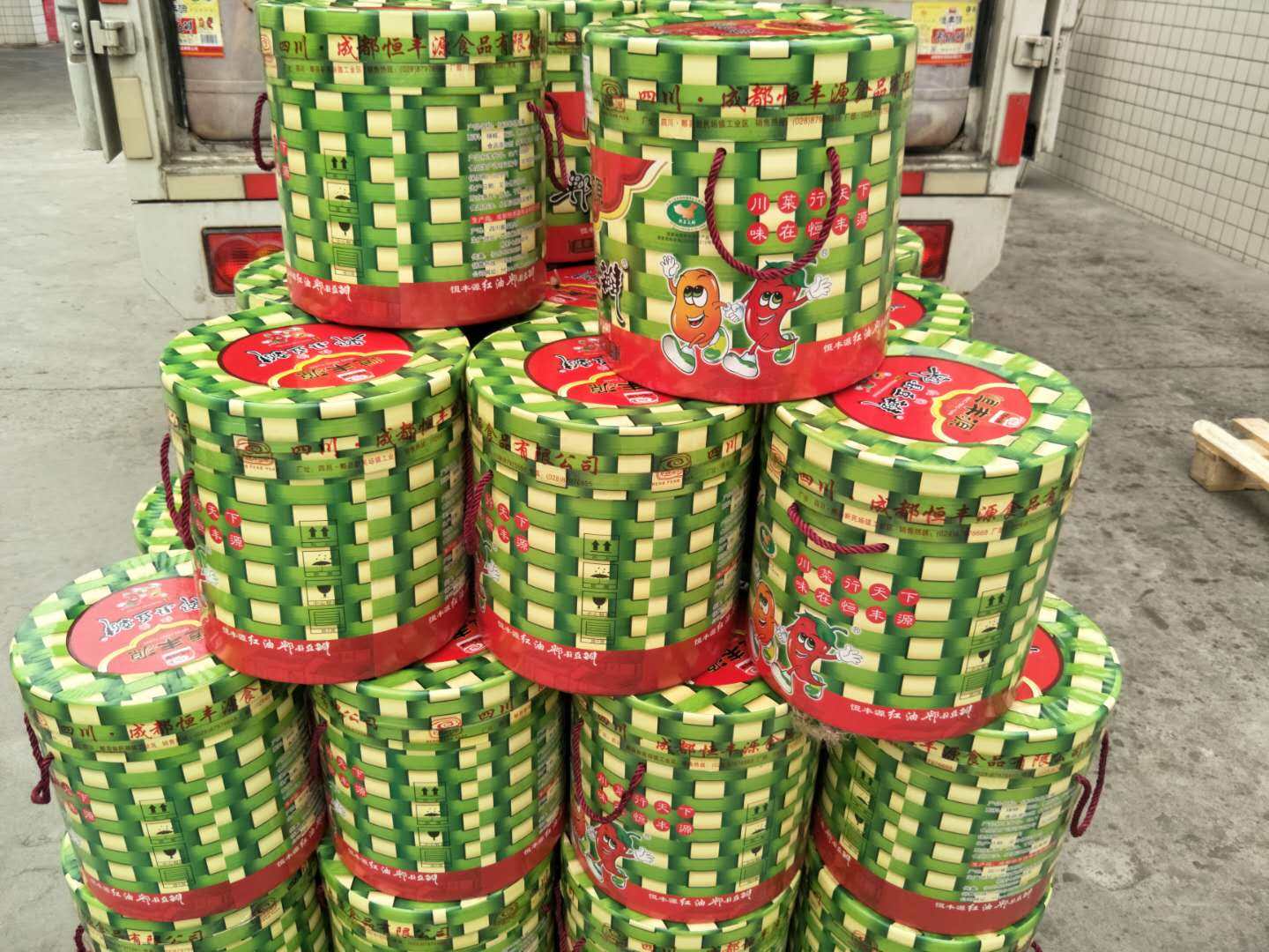 餐饮桶装正品四川特产恒丰源红油郫县豆瓣10kg豆瓣酱