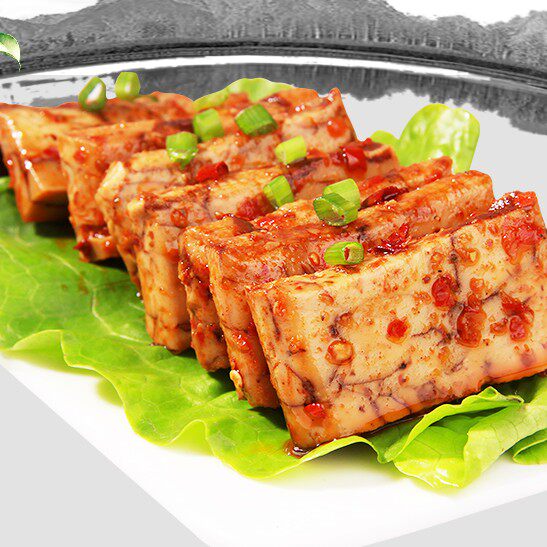 但氏冷泉豆干500g 四川什邡红白麻辣香辣特产零食品豆腐干散装