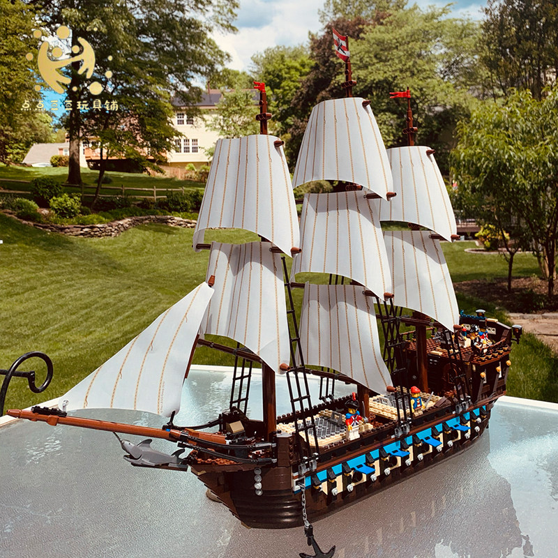 lego10210全新乐高拼插积木木船海盗系列帝国塑料积木