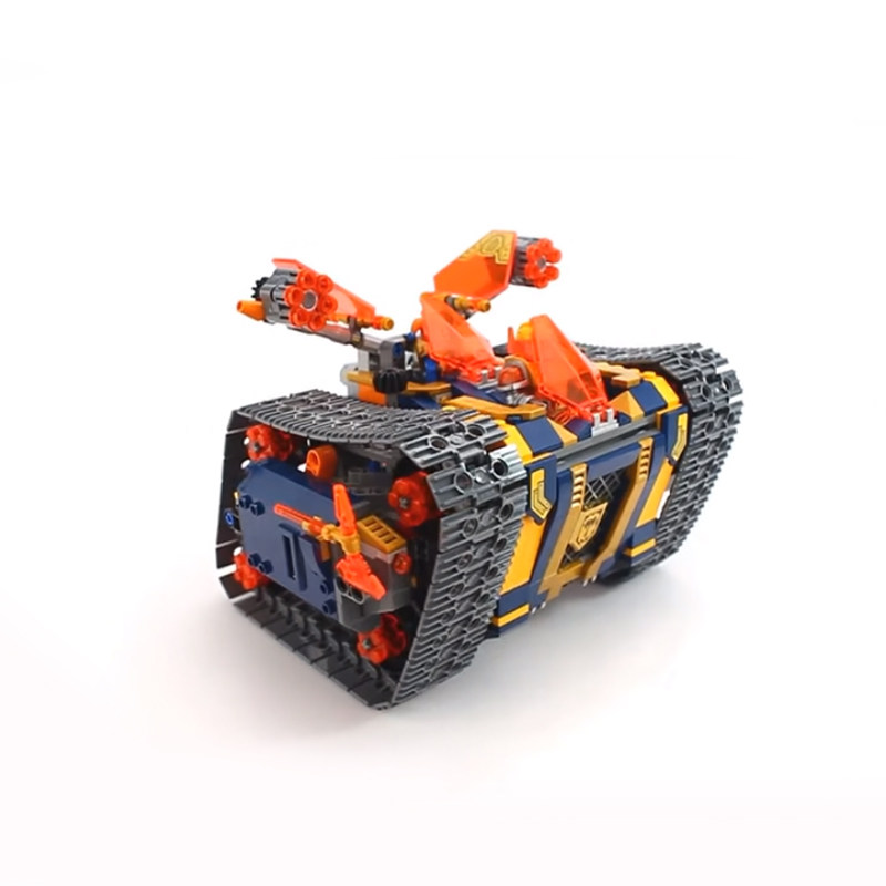 乐高72006未来骑士团艾克索的重武武装移动履带车建构