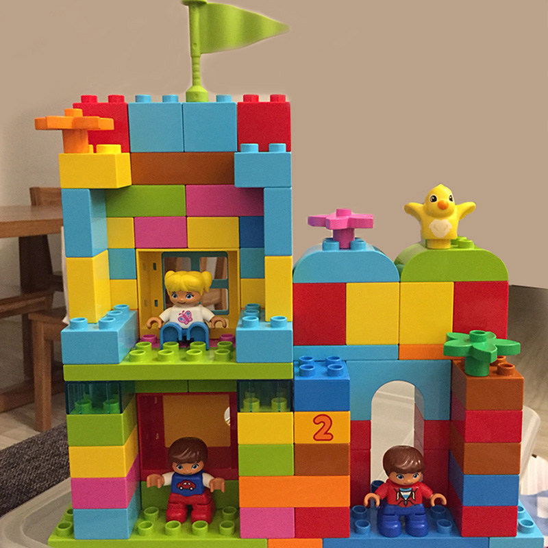 乐高lego得宝系列10887我的自由创意趣玩箱大颗粒塑料积木