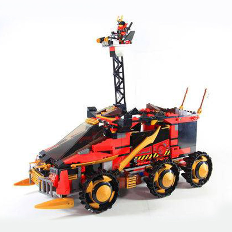 忍者lego乐高幻影系列移动指挥所指挥70750男孩子塑料积木