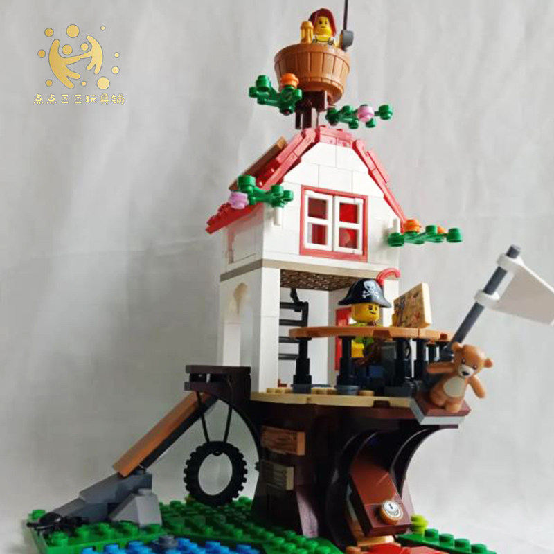 乐高积木三合一创意百变系列树屋宝藏31078男孩子塑料积木