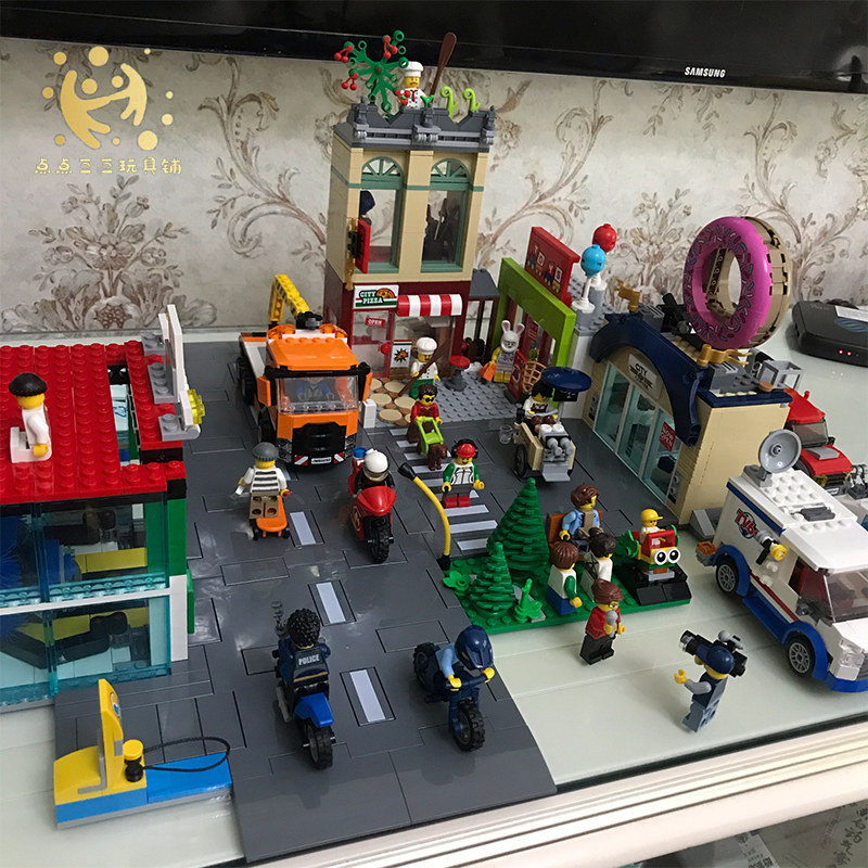 城市lego乐高系列60292市中心益智拼装儿童拼插塑料积木