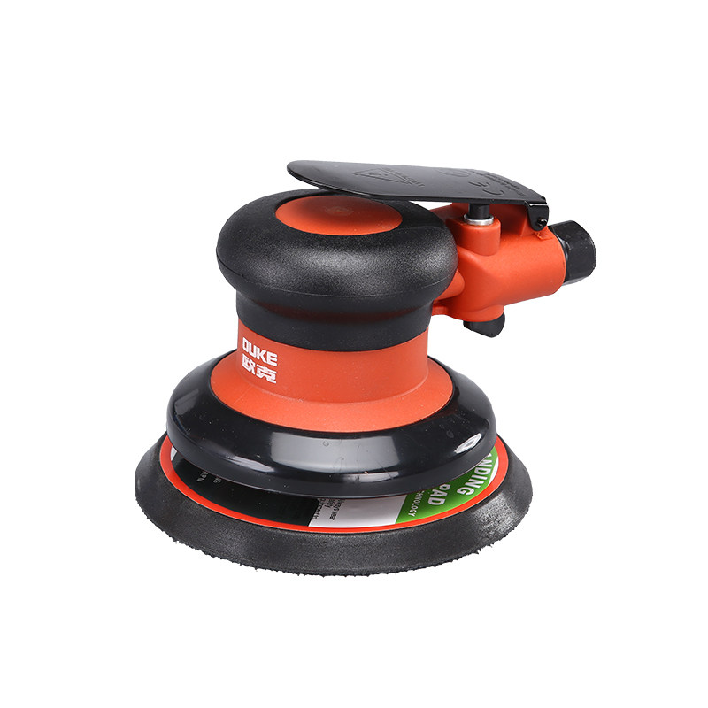 台湾欧克工业级5寸气动打磨机抛光机125气动砂纸机气磨机砂光机