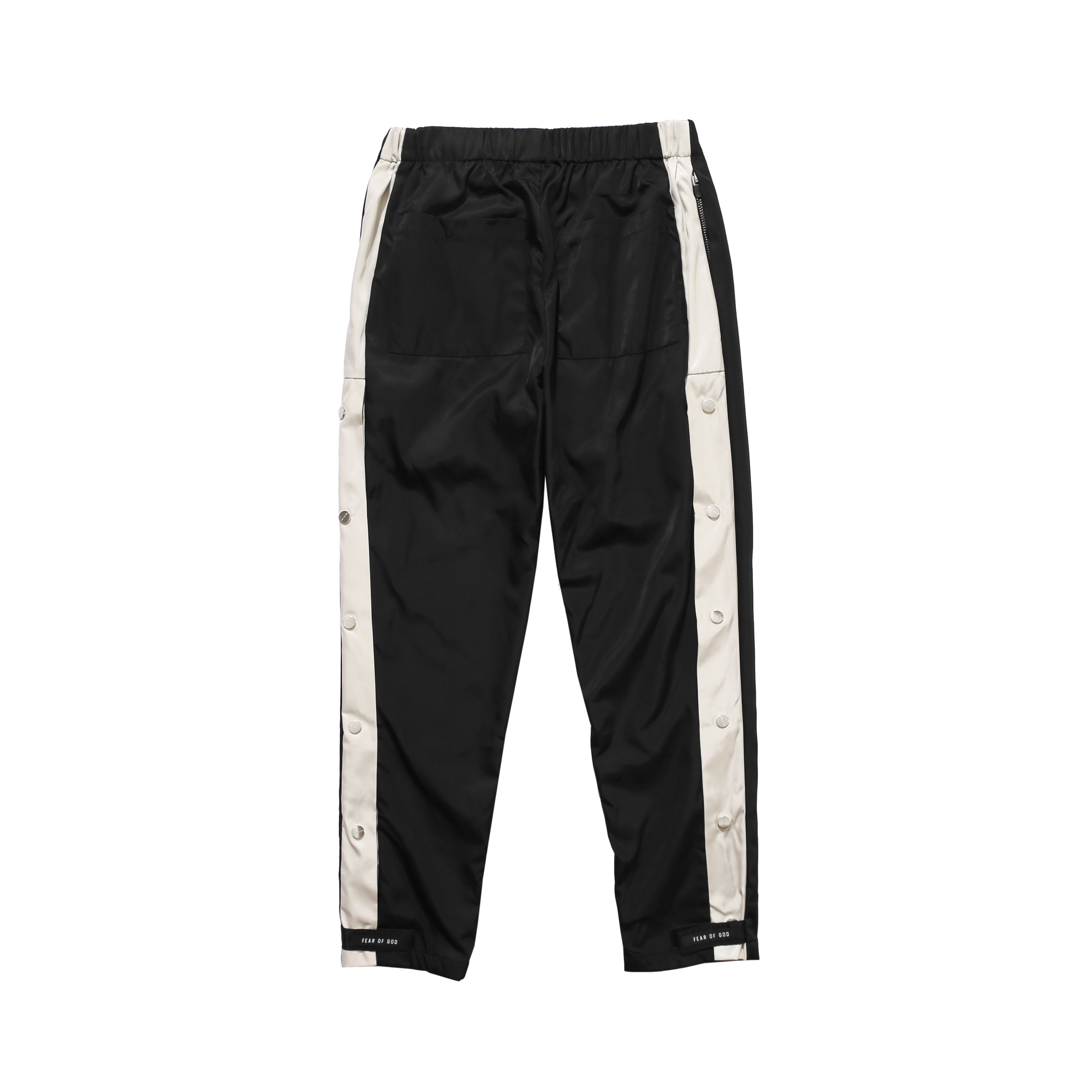 同款fog主线jerry排扣魔术贴拼色飘带长裤rapper休闲裤