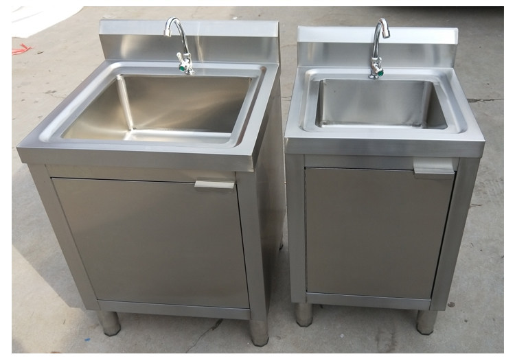 落地水槽柜洗碗柜单双槽不锈钢厨房水池洗菜菜盆水槽套餐