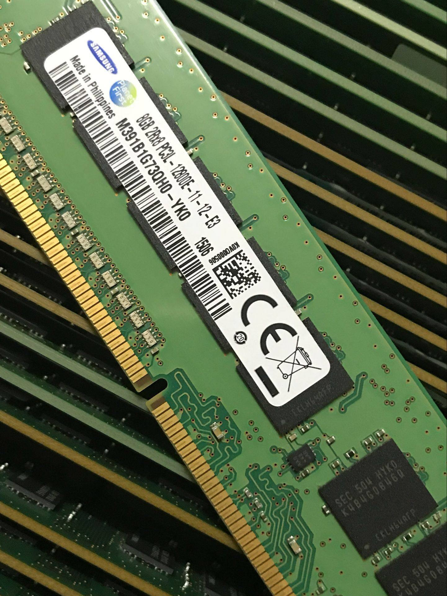 三星8gddr31600eccpc3l12800e8gbudimm服务器内存条内存