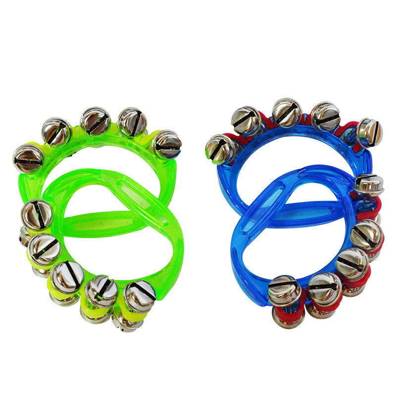 幼儿园腕铃摇铃打击乐器奥尔夫早教音乐儿童手玲舞蹈手铃棒铃串铃