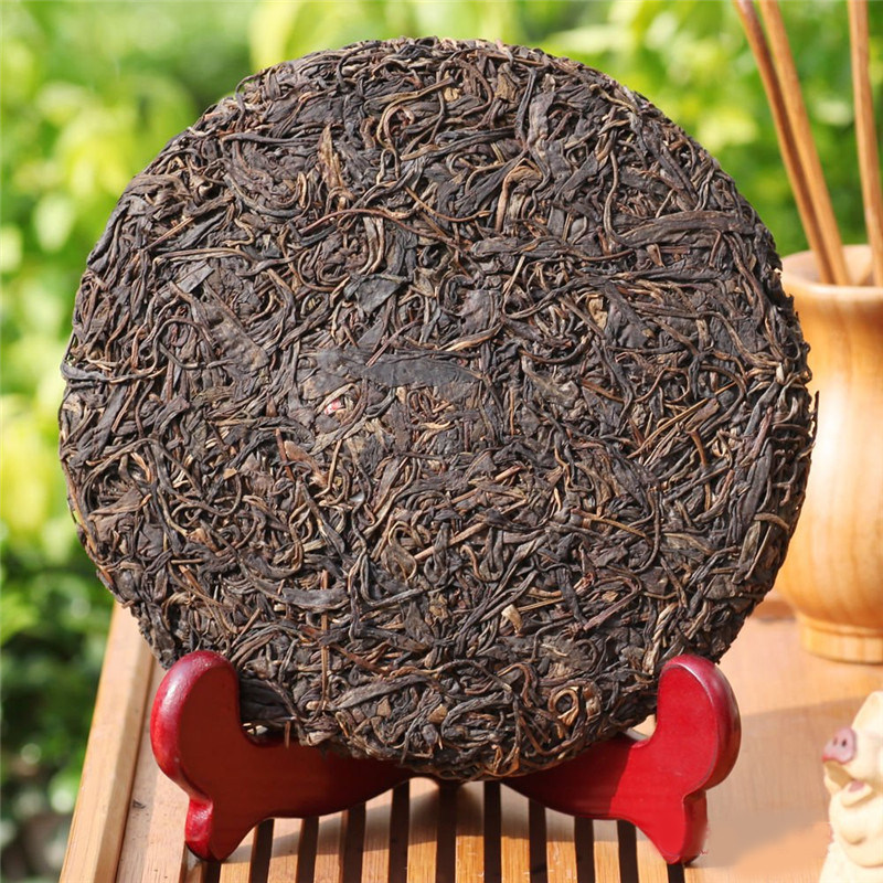 16年普洱茶云南七子饼茶早春乔木357g熟茶生茶陈普洱